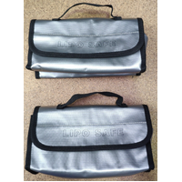 Lipo Safe Battery Bag Fire Retardant Twin Pack